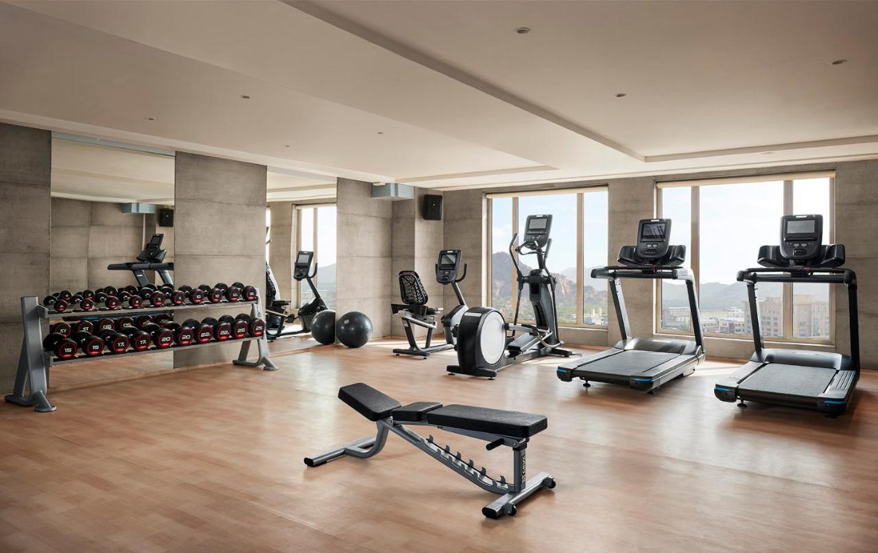 Hyatt Place Jaipur Malviya Nagar Eksteriør billede A gym in a hotel